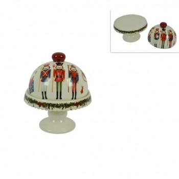 Alzata con Campana con Soldato Schiaccianoci (Piccola)